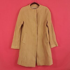 TALBOTS Wool Cashmere‎ Blend Coat Camel Womens Size 10